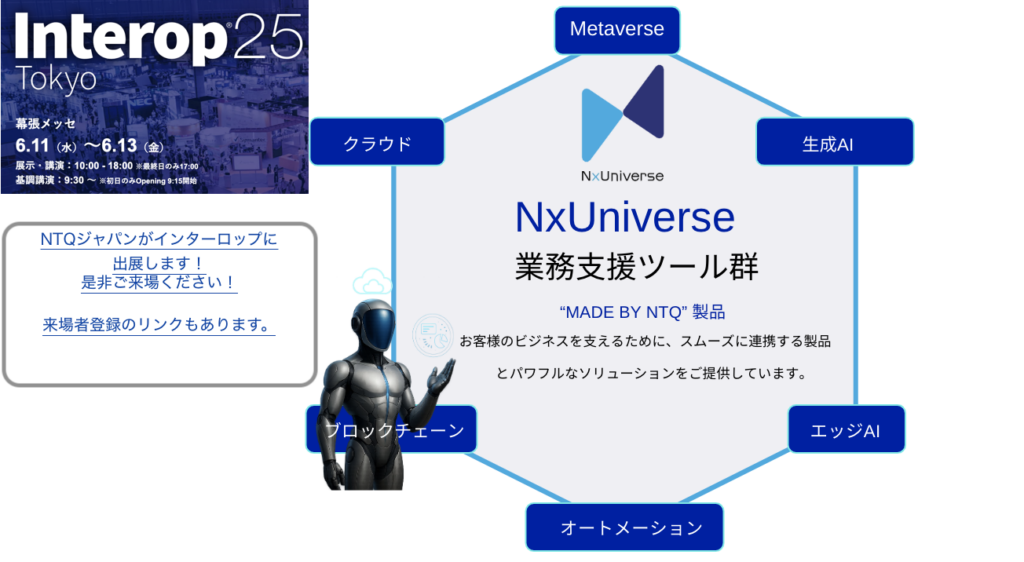 Interop Tokyo 2025 ～　社会に浸透するAIとインターネット〜に出展のお知らせ