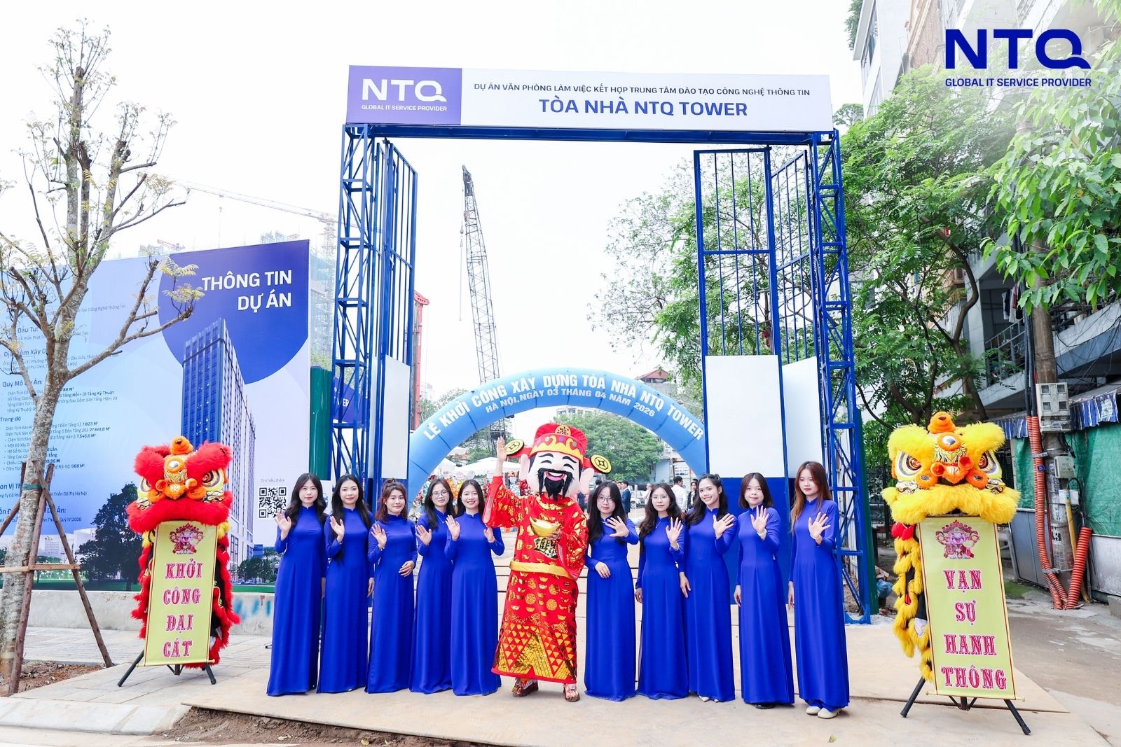 ベトナムIT企業NTQが新本社「NTQタワー」を着工