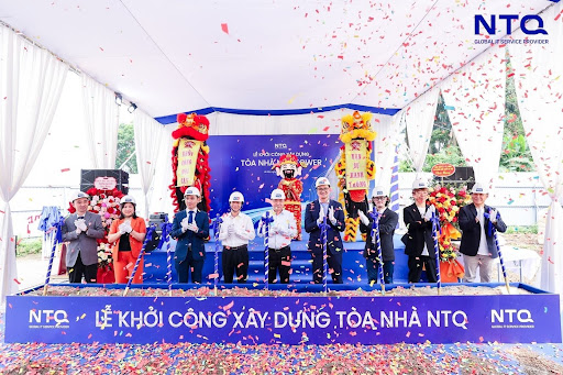 NTQソリューション　着工式